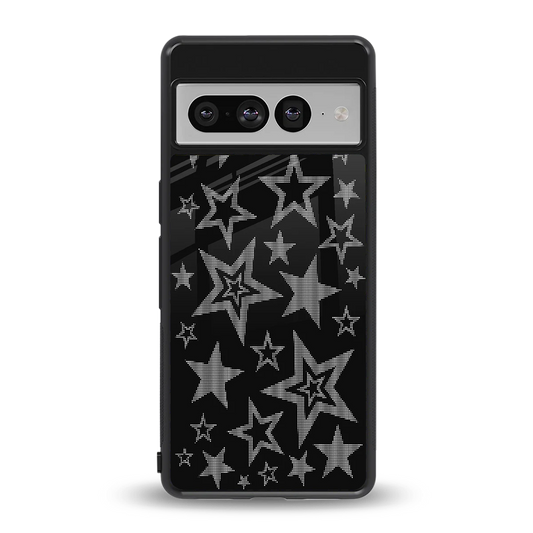 Stardust back phone cover | glass case for google pixel 7 pro