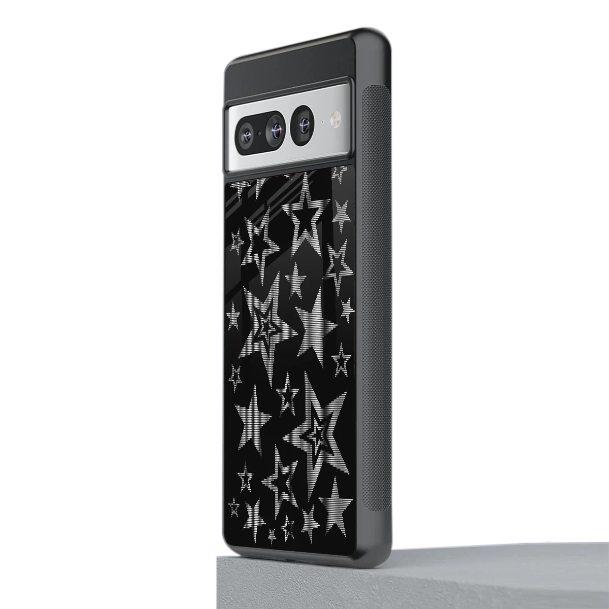 Stardust stylish phone case for google pixel 7 pro | glossy glass and slim fit