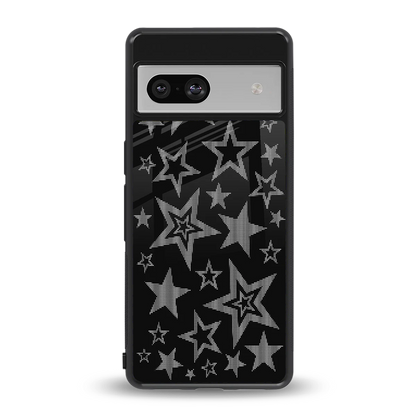 Stardust back phone cover | glass case for google pixel 7a