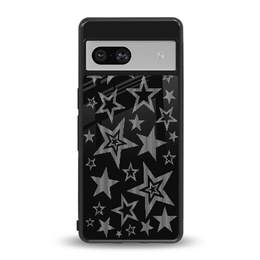 Stardust back phone cover | glass case for google pixel 7a