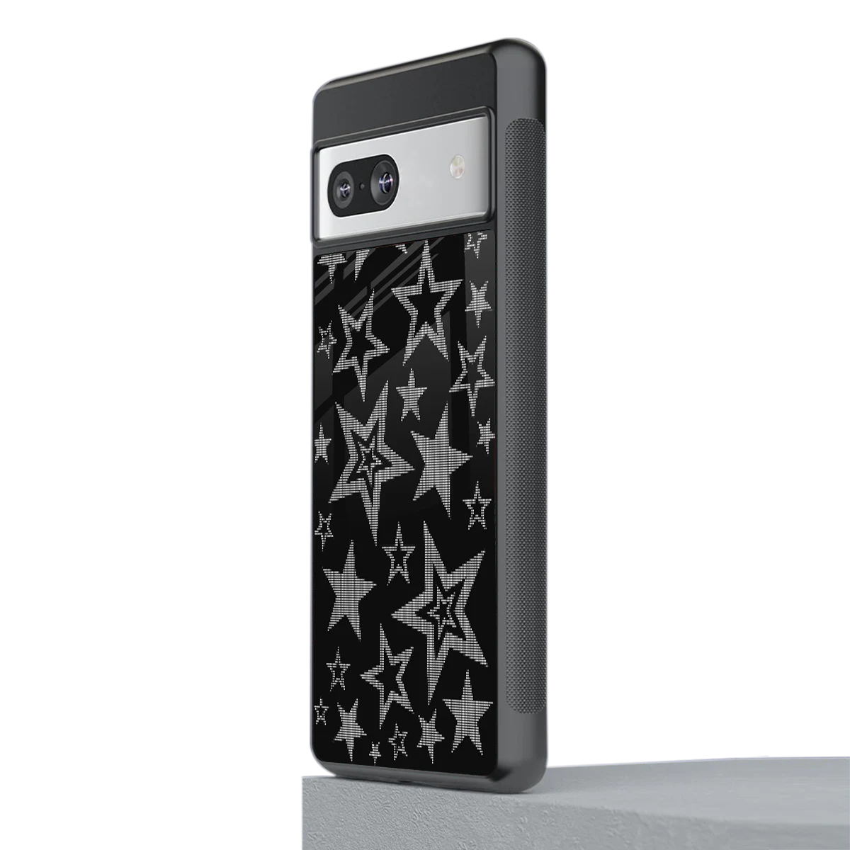Stardust stylish phone case for google pixel 7 | glossy glass and slim fit