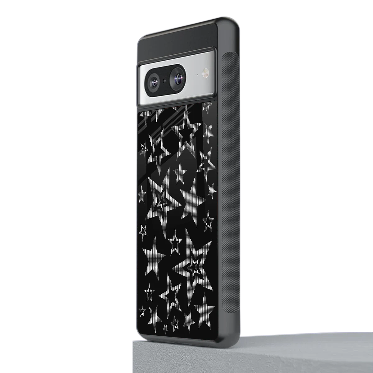 Stardust stylish phone case for google pixel 8 | glossy glass and slim fit