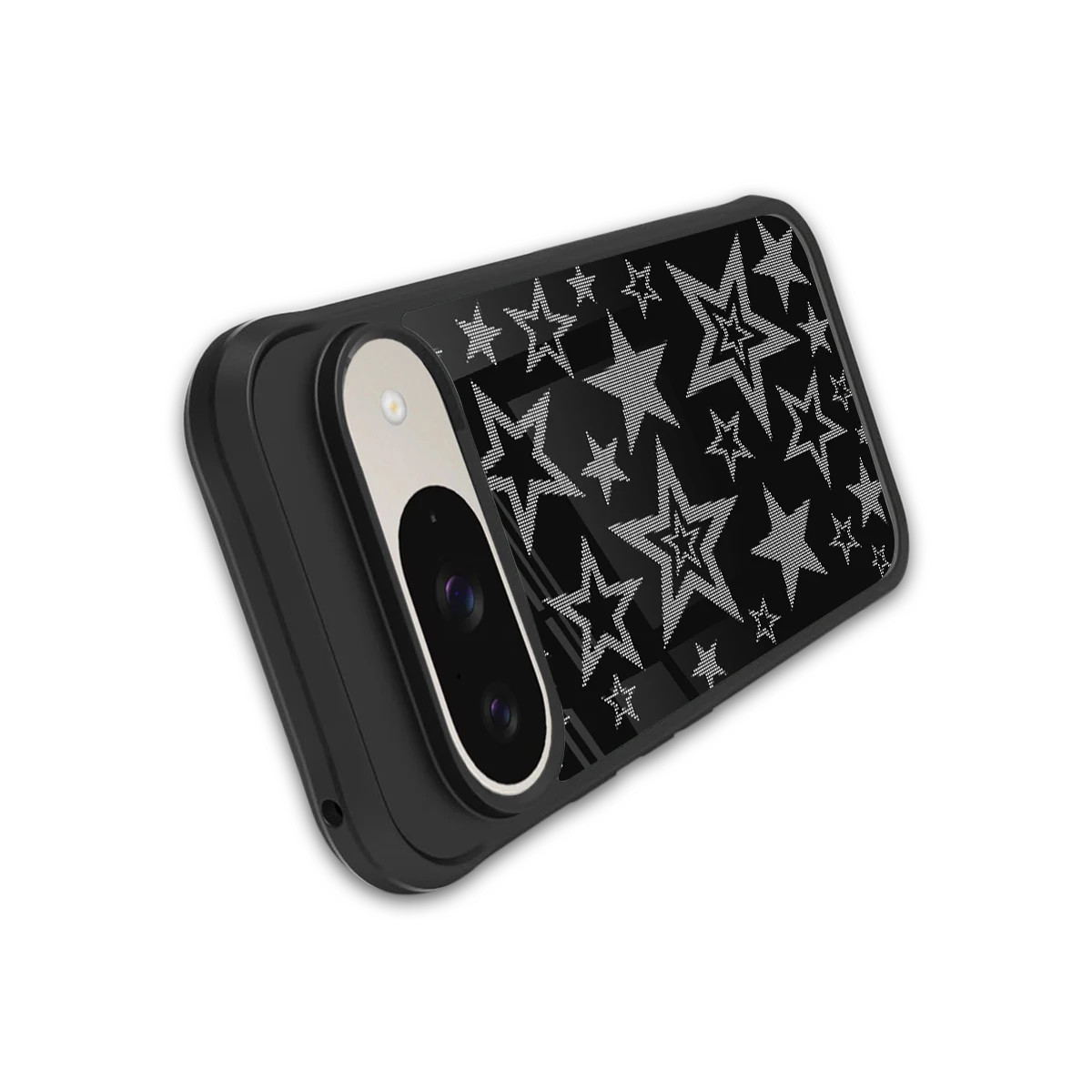 Stardust stylish phone case for google pixel 9 | glossy glass and slim fit