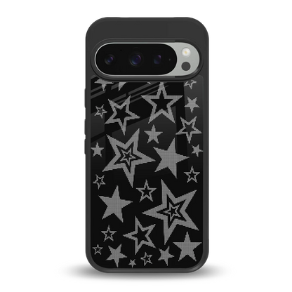 Stardust back phone cover | glass case for google pixel 9 pro xl