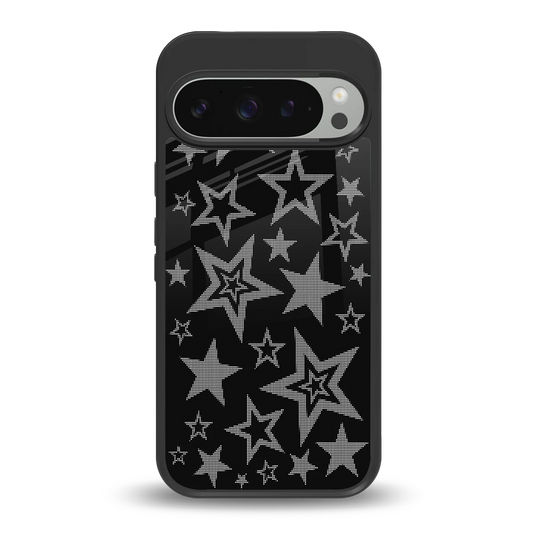 Stardust back phone cover | glass case for google pixel 9 pro xl