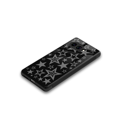 Stardust stylish phone case for google pixel 10a | glossy glass and slim fit