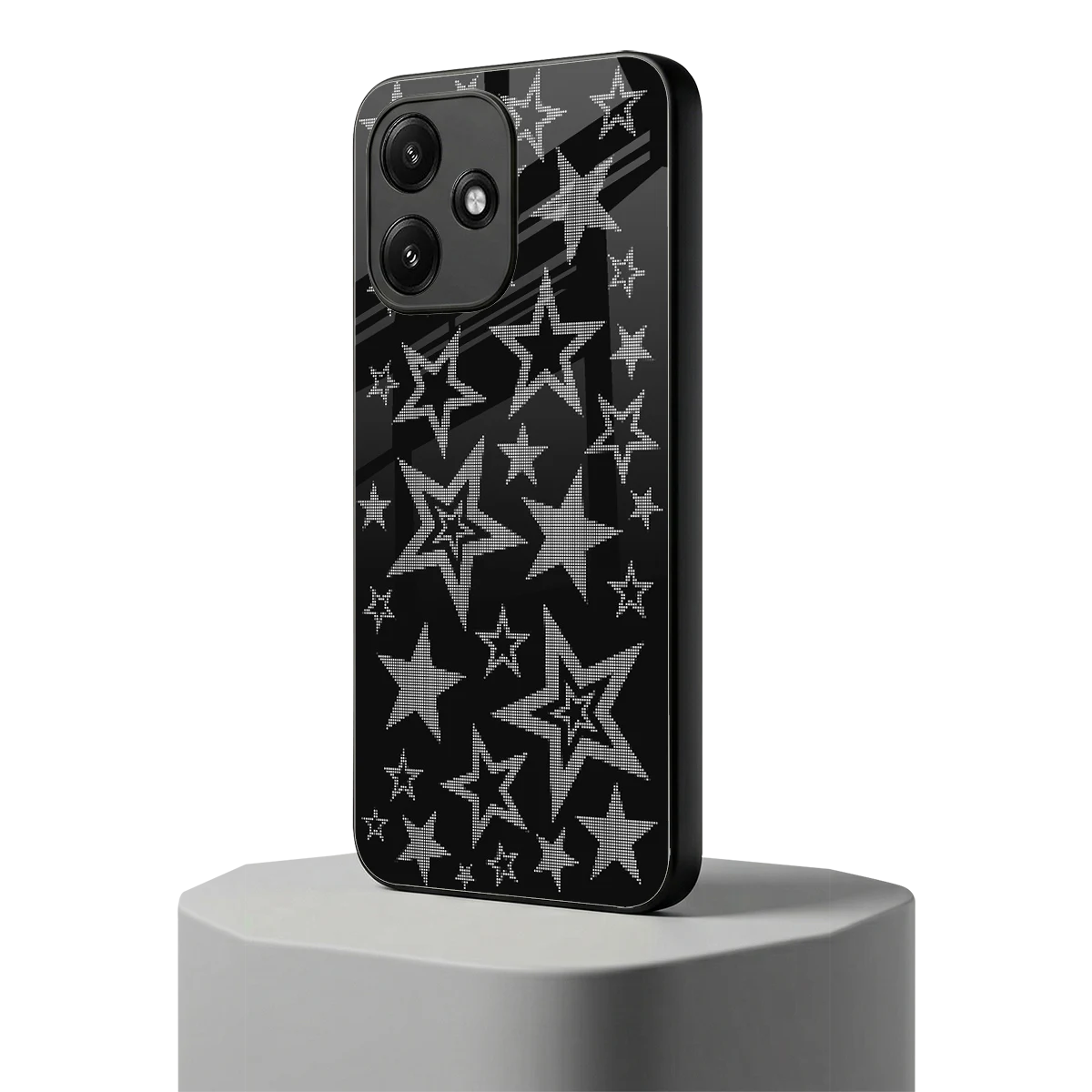 Stardust redmi 12 5g mobile cover | shockproof glass phone case