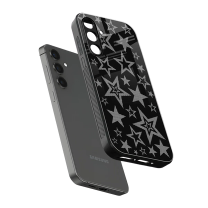 Stardust sleek samsung galaxy a14 5g cover with tempered glass back and TPU edges