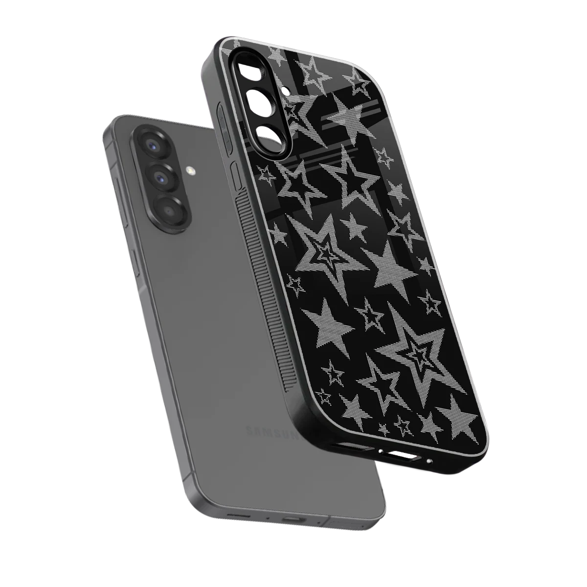 Stardust sleek samsung galaxy a17 5g cover with tempered glass back and TPU edges