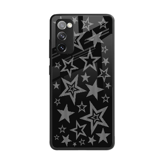 Stardust back phone cover | glass case for samsung galaxy s20 fe