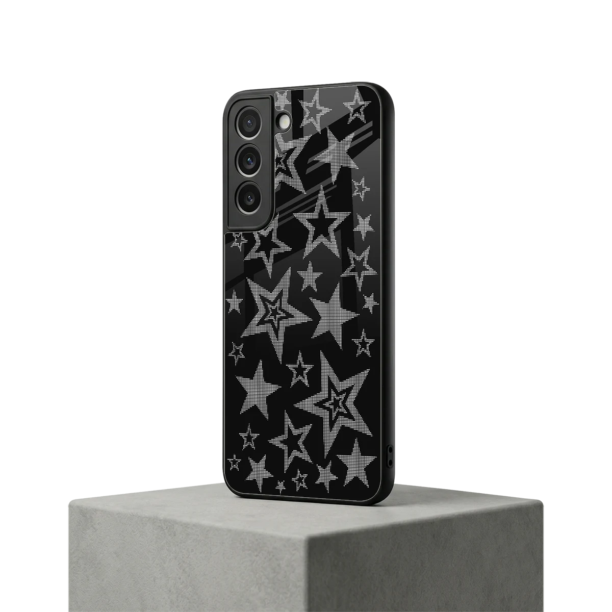 Stardust samsung galaxy s22 mobile cover | shockproof glass phone case