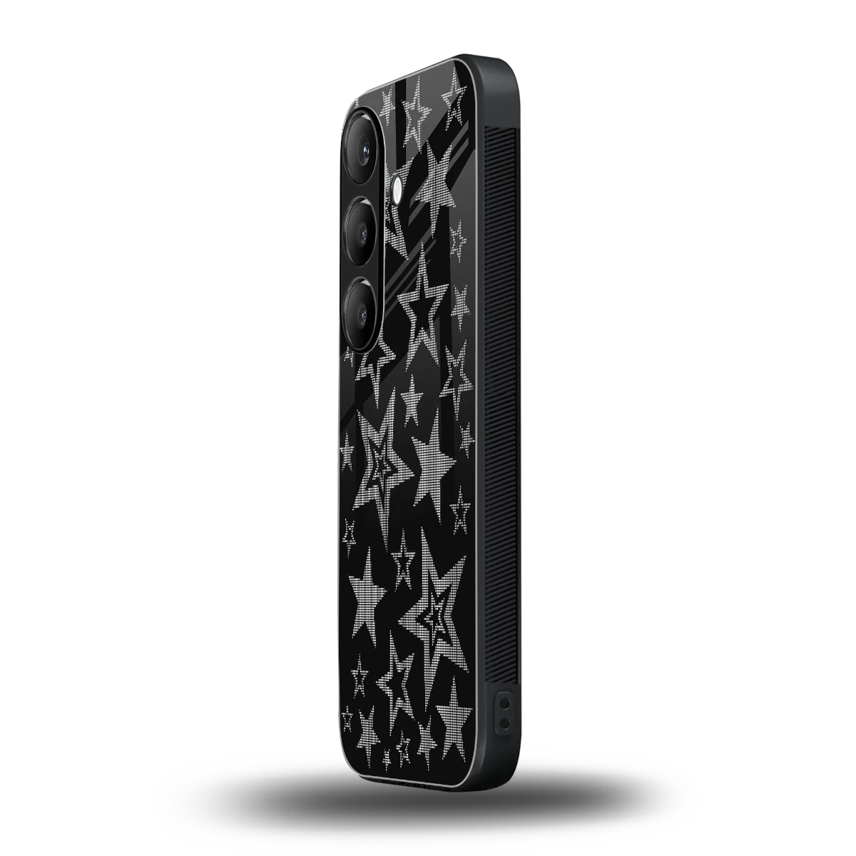 Stardust samsung galaxy s24 mobile cover | shockproof glass phone case