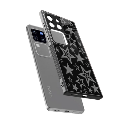 Stardust sleekvivo v30 pro cover with tempered glass back and TPU edges