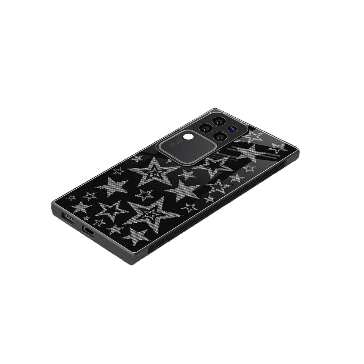 Stardust stylish phone case forvivo v30 pro | glossy glass and slim fit