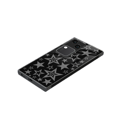 Stardust stylish phone case for vivo v30 | glossy glass and slim fit