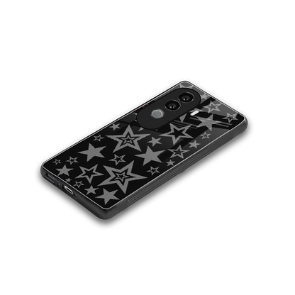 Stardust stylish phone case for vivo v40e | glossy glass and slim fit