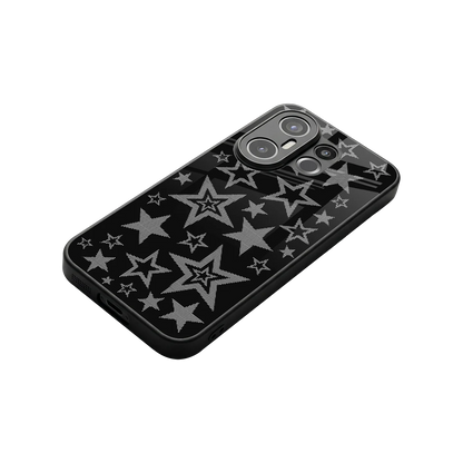 Stardust stylish phone case for vivo x200 fe | glossy glass and slim fit
