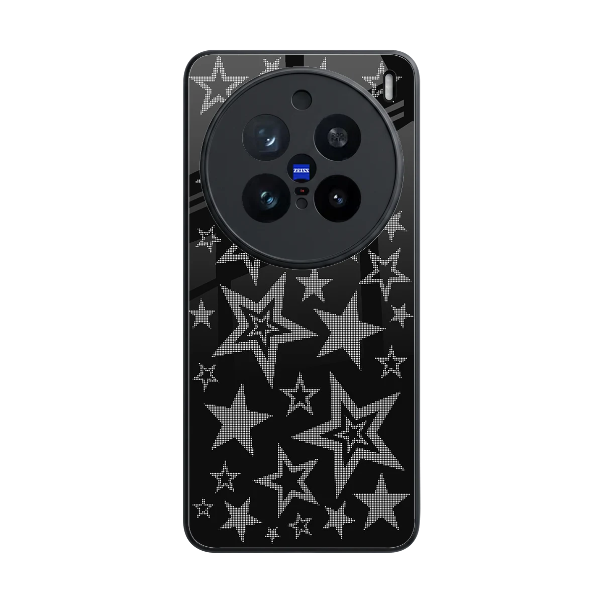 Stardust back phone cover | glass case for vivo x200 pro
