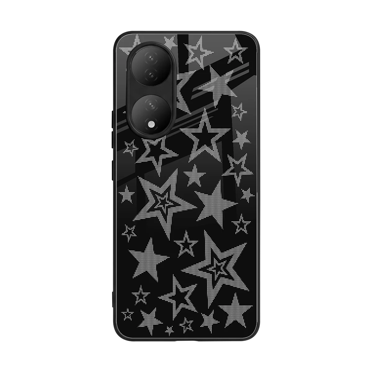Stardust back phone cover | glass case for Vivo-y100