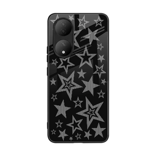 Stardust back phone cover | glass case for Vivo-y100