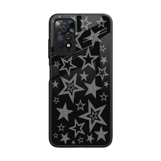 Stardust back phone cover | glass case for redmi note 11 pro