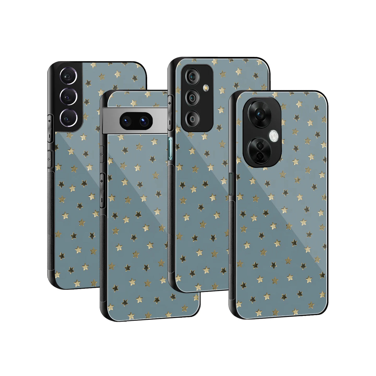 Stylish Glass Back Case for All Smartphones iPhone, Samsung, OnePlus, Pixel, Redmi, Oppo, Vivo, Motorola