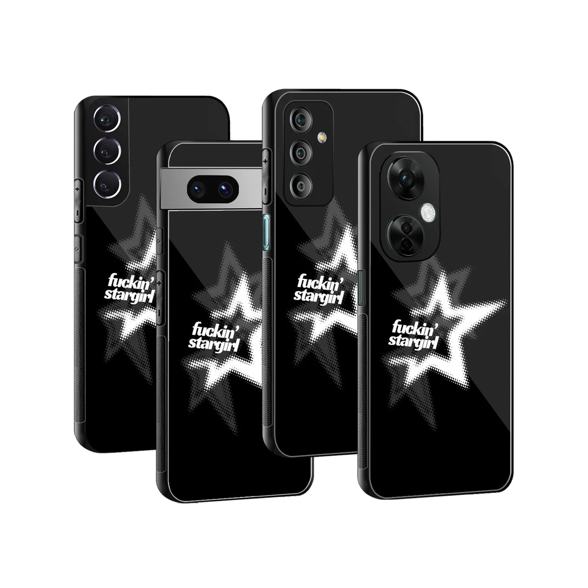 Stylish Glass Back Case for All Smartphones iPhone, Samsung, OnePlus, Pixel, Redmi, Oppo, Vivo, Motorola