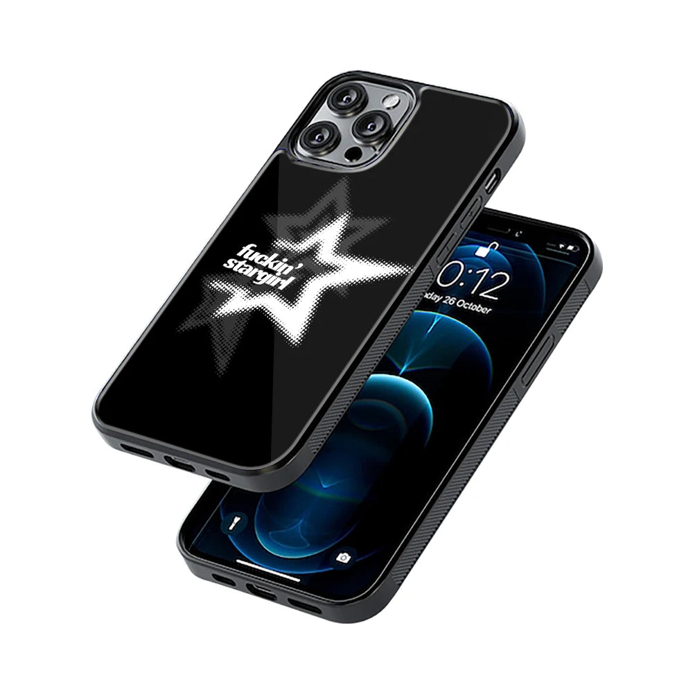 Protective Glass Back Phone Case Compatible with iPhone, Samsung, OnePlus, Pixel & More