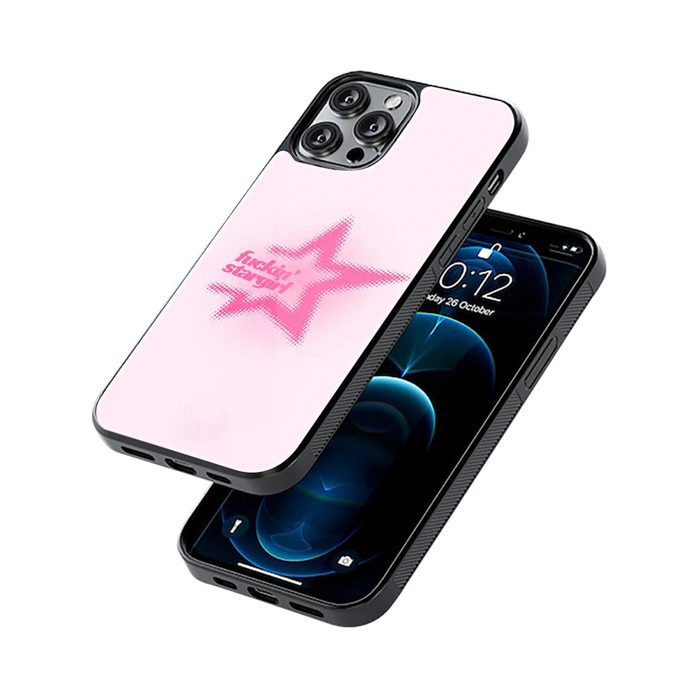 Protective Glass Back Phone Case Compatible with iPhone, Samsung, OnePlus, Pixel & More