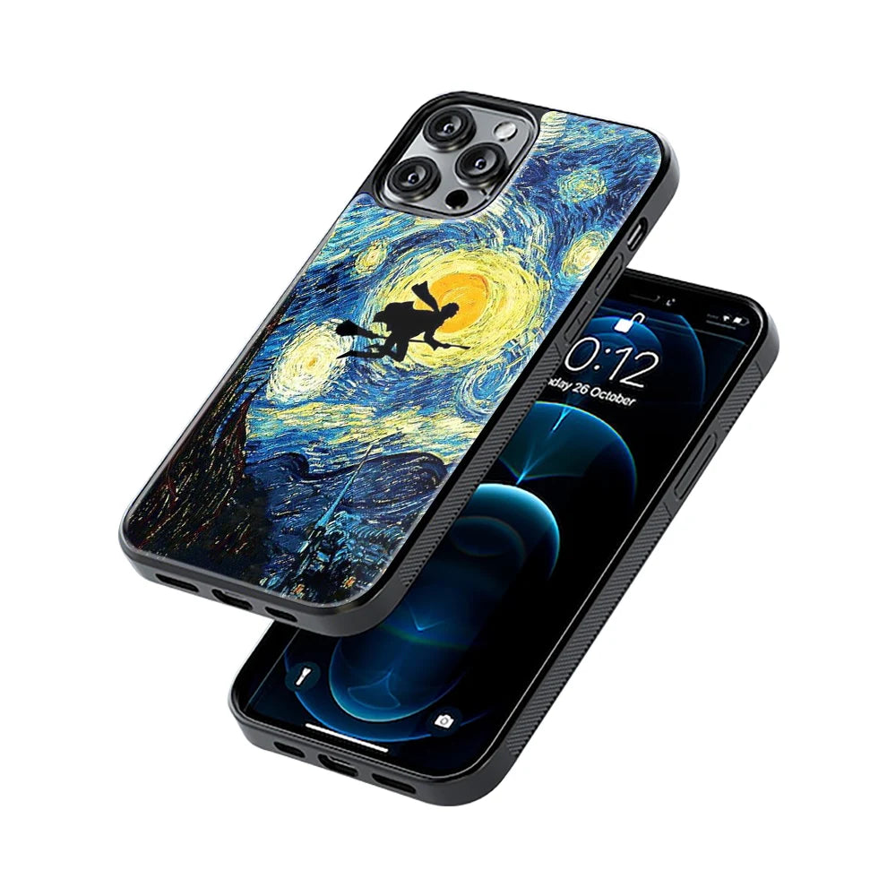 Protective Glass Back Phone Case Compatible with iPhone, Samsung, OnePlus, Pixel & More