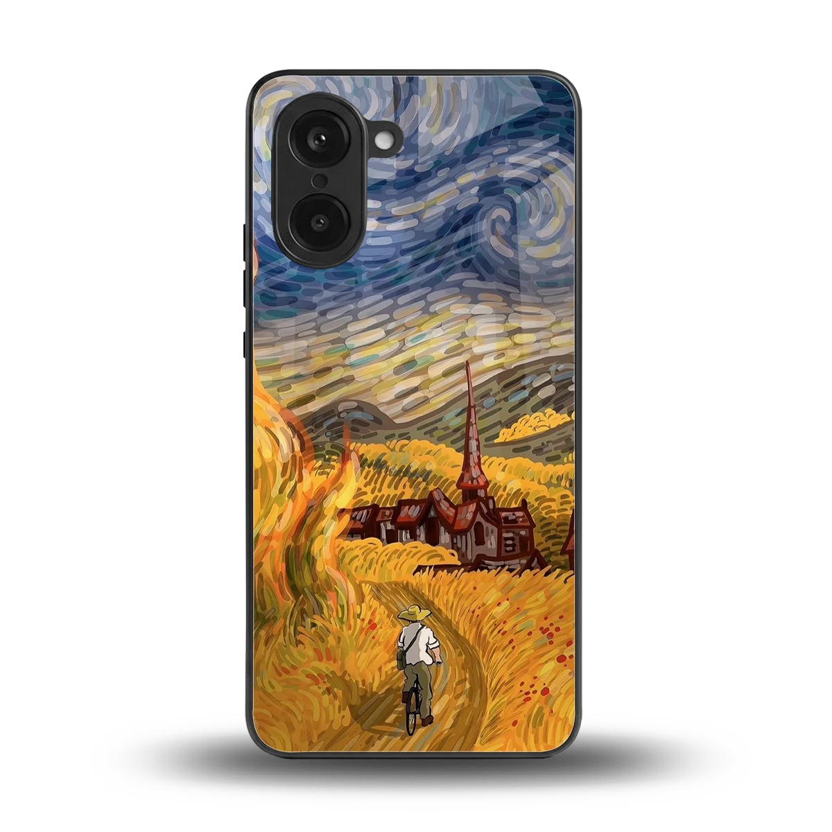 Starry Ride back phone cover | glass case for oneplus nord ce5 5g
