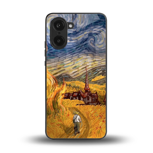 Starry Ride back phone cover | glass case for oneplus nord ce5 5g