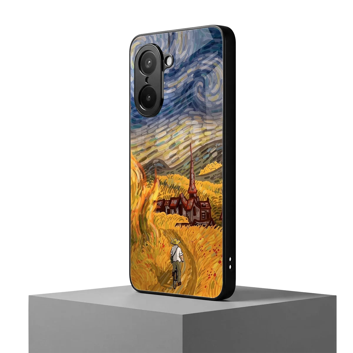 Starry Ride oneplus nord ce5 5g mobile cover | shockproof glass phone case