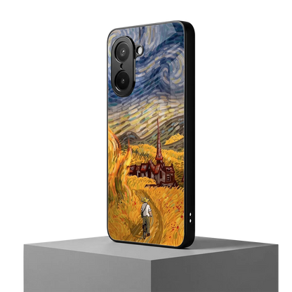 Starry Ride oneplus nord ce5 5g mobile cover | shockproof glass phone case
