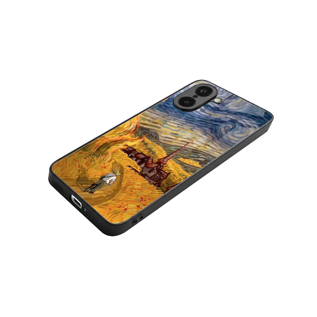 Starry Ride stylish phone case for oneplus nord ce5 5g | glossy glass and slim fit