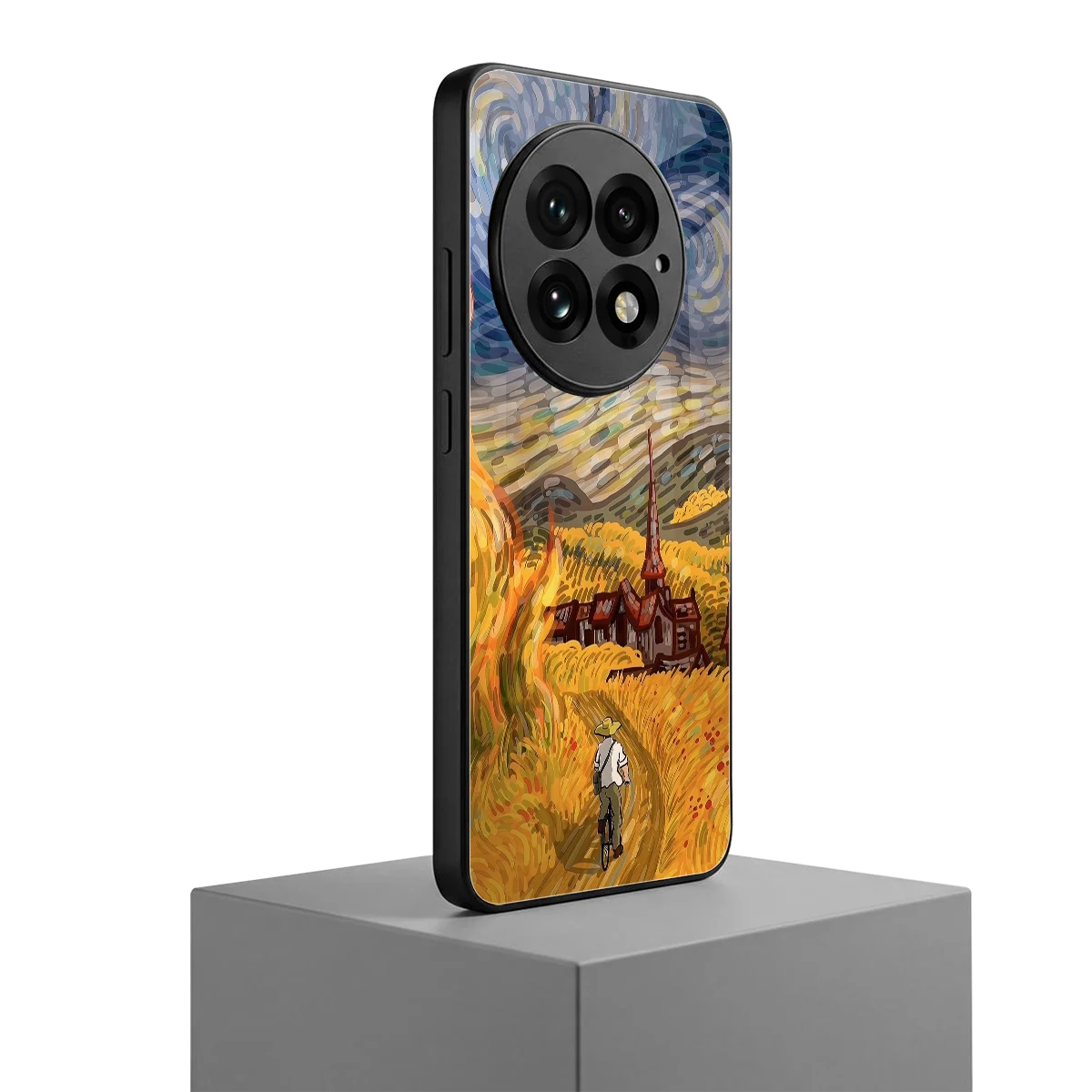 Starry Ride oneplus 13 mobile cover | shockproof glass phone case