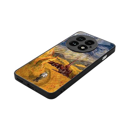 Starry Ride stylish phone case for oneplus 13 | glossy glass and slim fit
