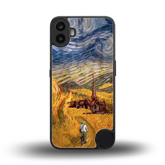 Starry Ride back phone cover | glass case for cmf nothing phone 1
