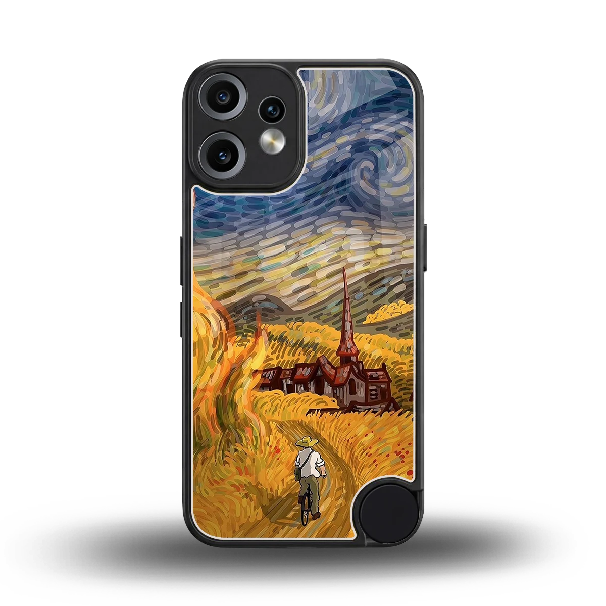 Starry Ride back phone cover | glass case for cmf nothing phone 2 pro