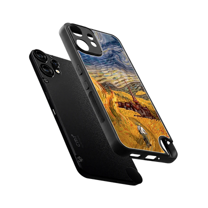 Starry Ride sleek cmf nothing phone 2 pro cover with tempered glass back and TPU edges