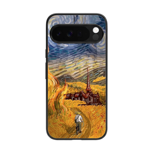 Starry Ride back phone cover | glass case for google pixel 10 pro xl