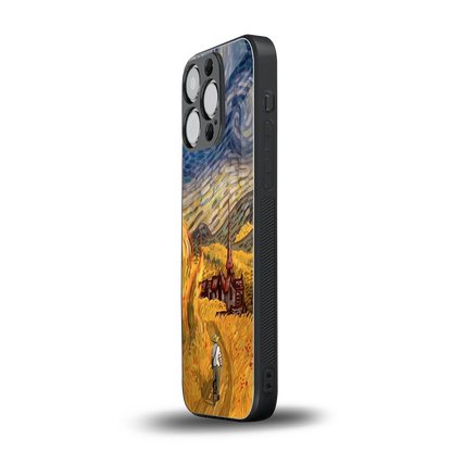 Starry Ride iphone 13 pro mobile cover | shockproof glass phone case