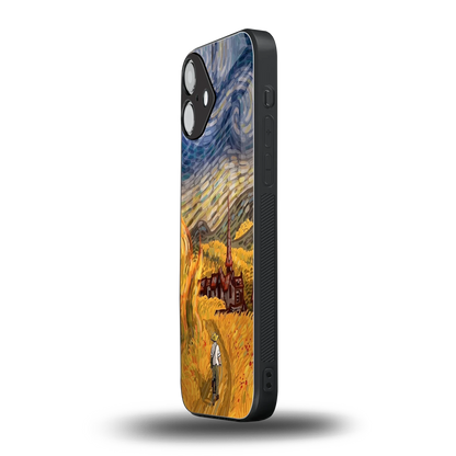 Starry Ride iphone 16 plus mobile cover | shockproof glass phone case