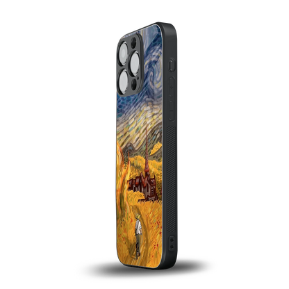Starry Ride iphone 16 pro mobile cover | shockproof glass phone case