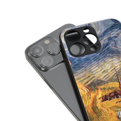 Starry Ride stylish phone case for iphone 16 pro max | glossy glass and slim fit