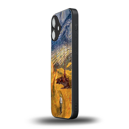 Starry Ride iPhone 16 mobile cover | shockproof glass phone case