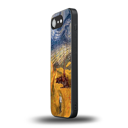 Starry Ride iphone 16e mobile cover | shockproof glass phone case