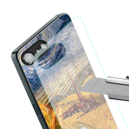 Starry Ride stylish phone case for iphone 16e | glossy glass and slim fit