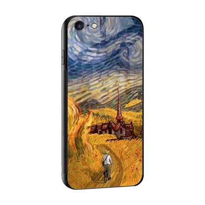 Starry Ride sleek iphone 6 cover with tempered glass back and TPU edges