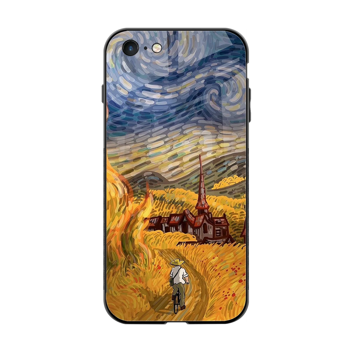 Starry Ride back phone cover | glass case for iphone 6s plus